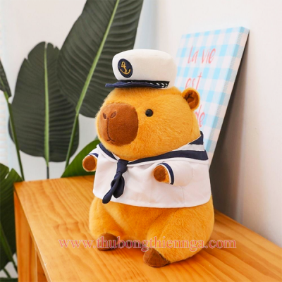 Gấu bông Capybara hải quân