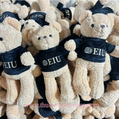 Gấu bông teddy lông mì hợp đồng size 30cm 40cm