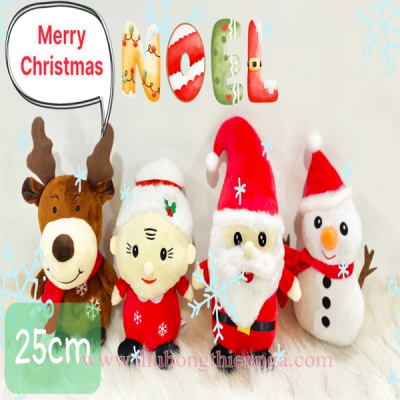 Thú Bông Ông Già Noel Nhí 22cm - 28cm