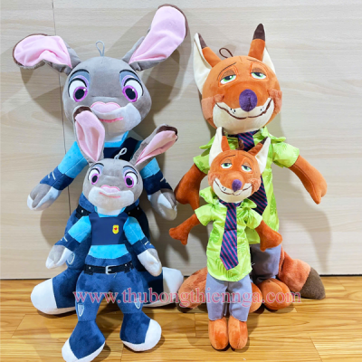 CÁO VÀ THỎ TRONG BỘ ZOOTOPIA 40CM - 60CM