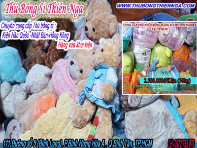 Chuyên bán gấu bông giá rẻ chuyền hàng Bình Dương - Biên Hòa